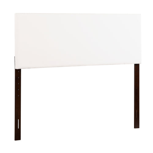 Elegant White Casual Full Headboard