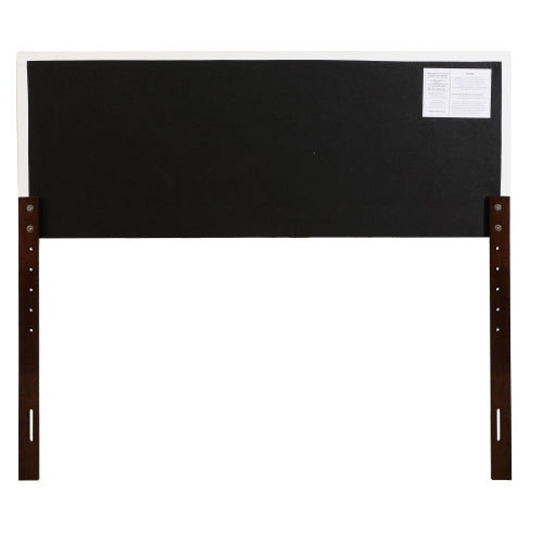 Elegant White Casual Full Headboard