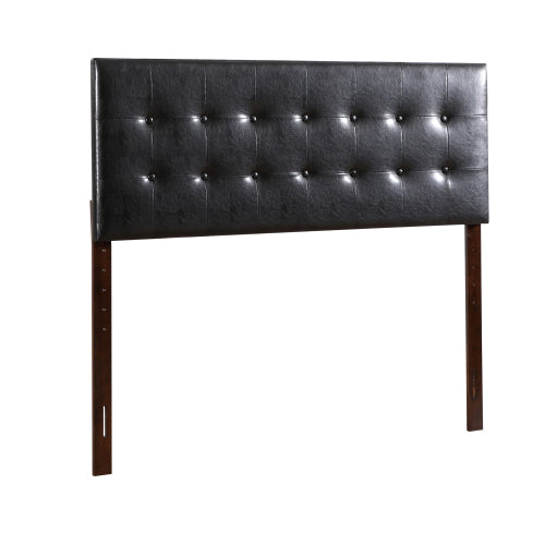 Stylish Black Upholstered Headboard For Bedrooms