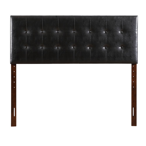 Stylish Black Upholstered Headboard For Bedrooms