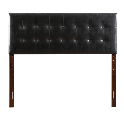 Stylish Black Upholstered Headboard For Bedrooms