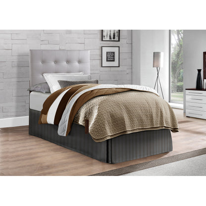 Stylish Light Grey Adjustable Headboard