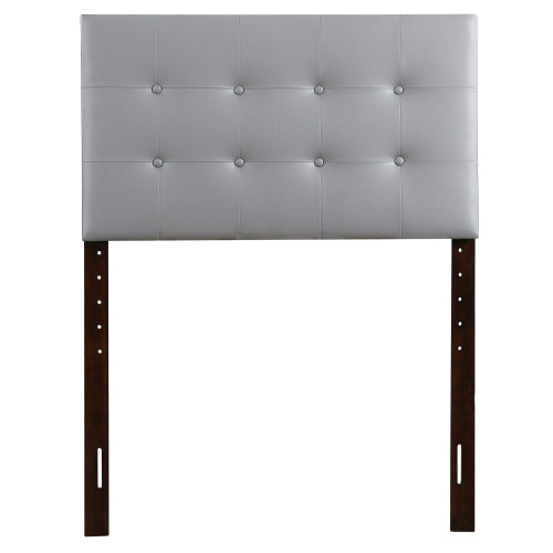 Stylish Light Grey Adjustable Headboard