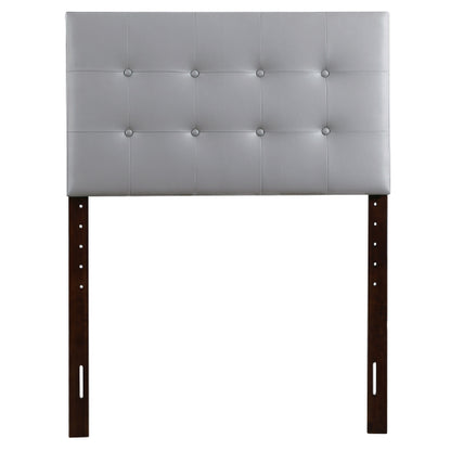 Stylish Light Grey Adjustable Headboard