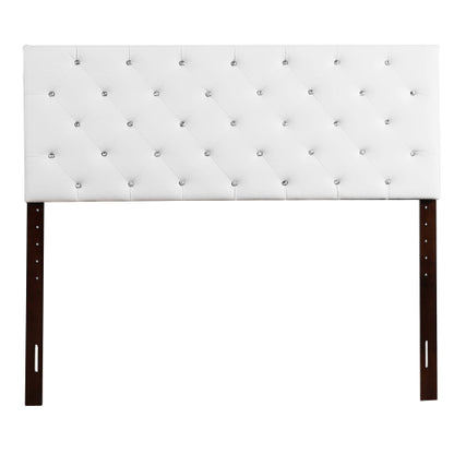 Queen Bed Headboard, WHITE