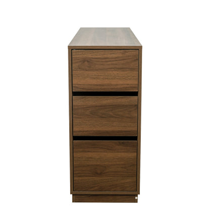 Kitchen Counter Cabinet with Sliding Glass Doors