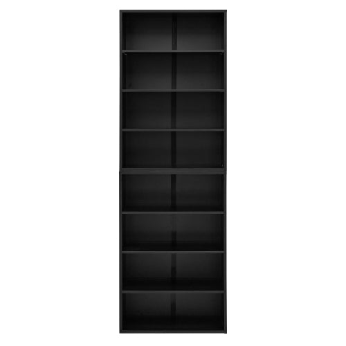 Detachable 8-Layer Adjustable CD DVD Storage Cabinet Multi-purpose Home Bookcase
