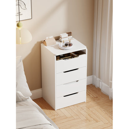 ( 48CM ) 3 in 1 Vanity Desk with Plip Top Mirror, Small Make Up Vanity Set with Visible Glass Desktop, Compact Makeup Vanity with 3 Drawers, Dressing Table for Bedroom ( WHITE COLOR )