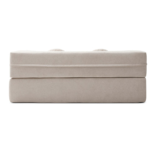 Khaki TwinSize Folding Floor SofaBed Futon Loveseat,No Assembly