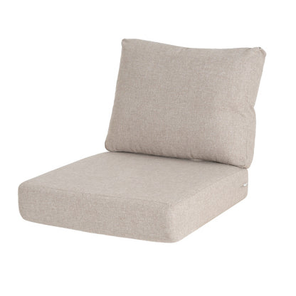 Noah Outdoor Club Chair Cushion Set, Seat Cushion and Back Cushion, Beige