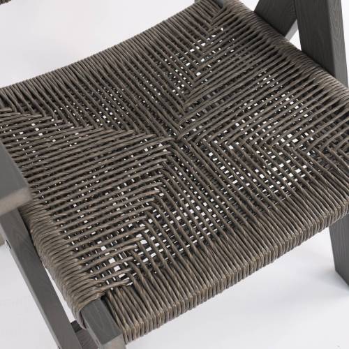 Lounge chair CHARCOAL GREY color, suitable for all seasons: Outdoor lounge chair