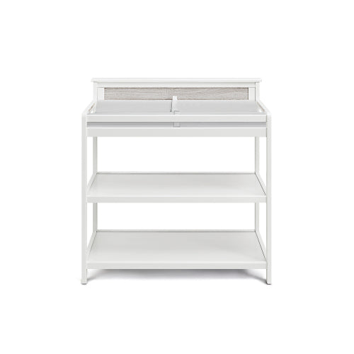 baby Changing Table White/Rockport Gray