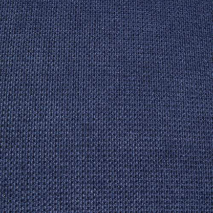 Set of 2 Blue Rayon Flocking Linen High Back Dining Chairs, Curved Solid Wood Legs Adjustable Leveling Feet
