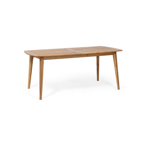 Outdoor Acacia Wood Expandable Dining Table, Teak