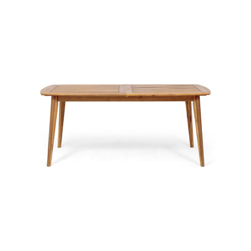 Outdoor Acacia Wood Expandable Dining Table, Teak