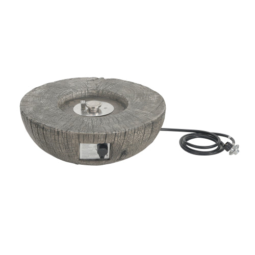 Patio MGO Propane Fire Pit, 30, 000BTU, Light Grey (Tank Cover Not Provided)