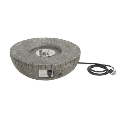 Patio MGO Propane Fire Pit, 30, 000BTU, Light Grey (Tank Cover Not Provided)