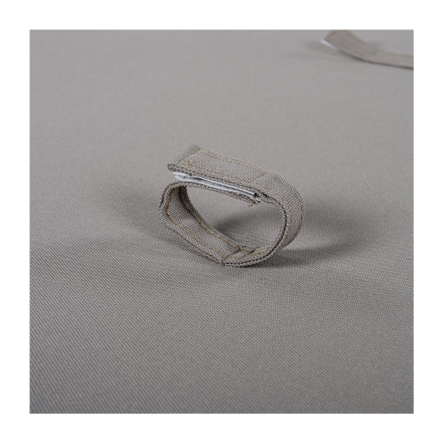 Acacia Wood Outdoor Club Chair with Handwoven Rope Accents & Curved Backrest - Water-Resistant Boho Patio Lounge Chair with Removable Cushions for Porch, Garden