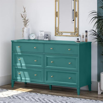 Wide 6-Drawer Dresser