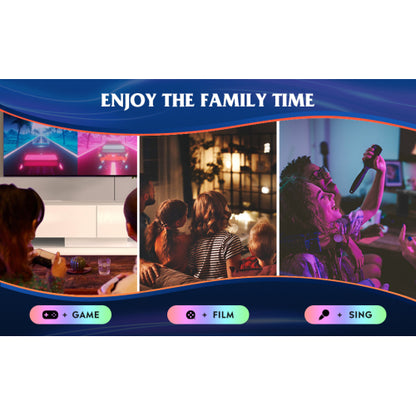 70 Inch White Modern LED TV Stand with Power Outlet Tempered Glass Entertainment Center for 75 Inch TV