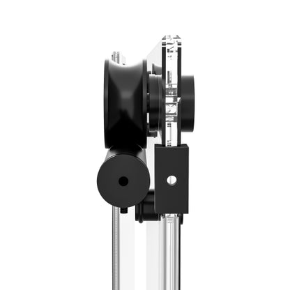 56"-60" W x 76" H Frameless Single Sliding Soft-Close Matte Black Shower Door with 5/16" (8mm) Clear Nano-Coated Tempered Glass and Stainless Steel Handle