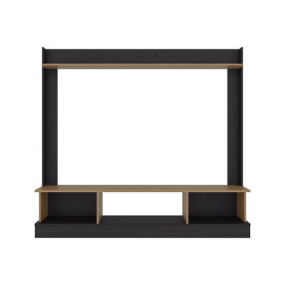 Berea 65" TV Entertainment Center Modern Media Console with Storage for Gaming & wenge and natural oak