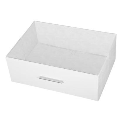 6-Drawer Dresser with Large Fabric Drawers, White