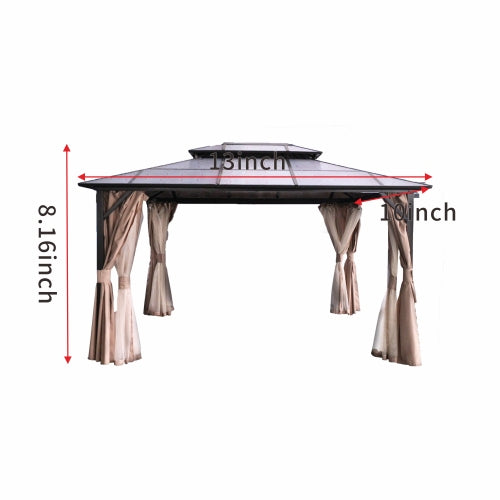 ALL-aluminum double-top sun canopy