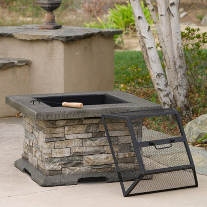 28" SQUARE MGO FIRE PIT