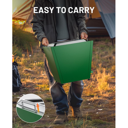 Cyberpit One 20 inch Smokeless Fire Pit, w/Pull-Out Ash Pan