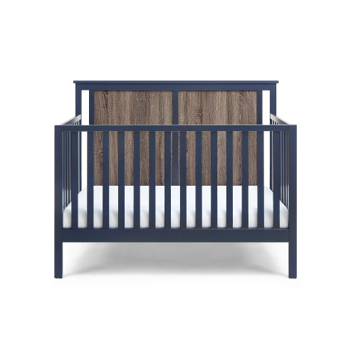 4-in-1 Convertible Crib Midnight Blue/Vintage Walnut