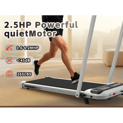 Walking Pad 300 lb Capacity, Desk Treadmill for Home Office, Protable Treadmill Under Desk, Walking Treadmills for Home,0.6 to 3.8 mph Portable Treadmill