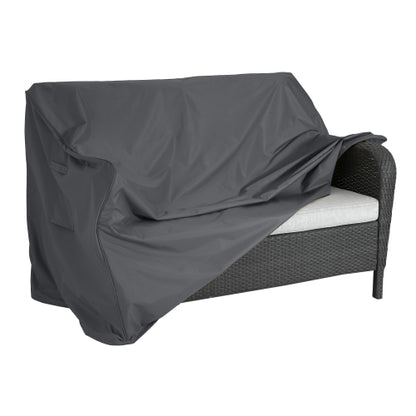Shield Outdoor Loveseat Sofa Cover, Dark Gray
