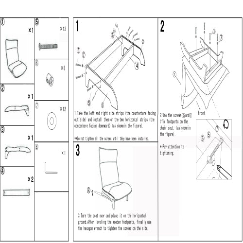 Ergonomic Continuous Adjustable Folding Lazy Recliner Sofa Chair