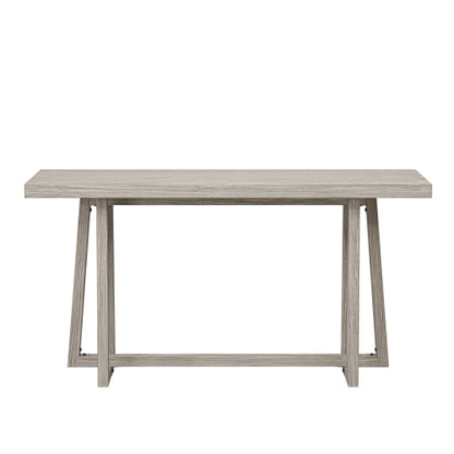 59.84'' Console Table, Stylish Rectangular Entryway Table, Outdoor Console Table for Patio, Sturdy Construction Hall Table, Sofa Table for Entrance, Hallway, Living Room, Bed Room and Patio, Grey