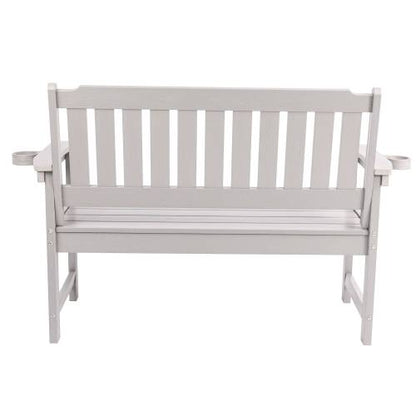Minimalist Light Gray bench Environmentally friendly and recyclable, suitable for both indoor and outdoor use. Just wipe it clean when it gets dirty