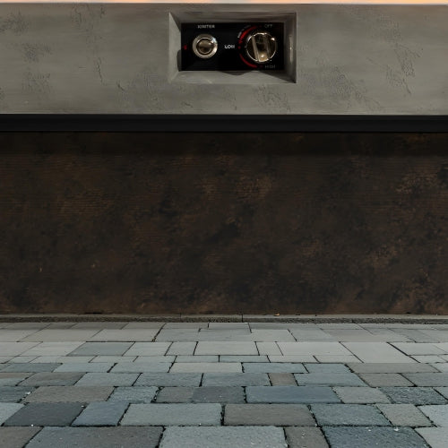 Tabletop Propane Fire Pits, 56 x 23 in, 50,000 BTU outdoor firepit table, Suitable for Outdoor, Patio, Balcony, three height options