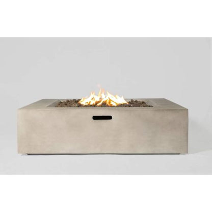 12" H Concrete Outdoor Fire Pit Table