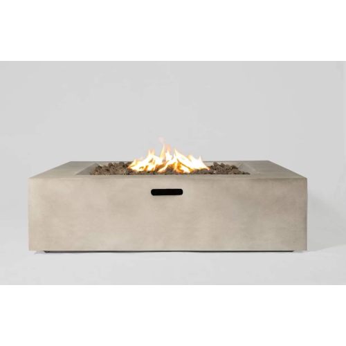 12" H Concrete Outdoor Fire Pit Table