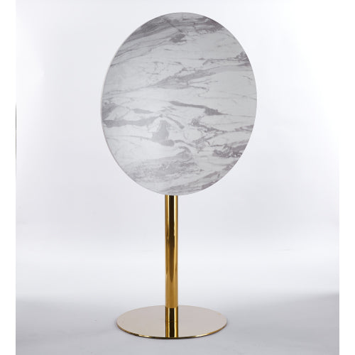 31.5inch  folding GOLDEN AND WHITE Tulip BAR Table Mid-century BAR  Table for 2-4 people With Round Mdf Table Top, Pedestal BAR  Table,  MDF top