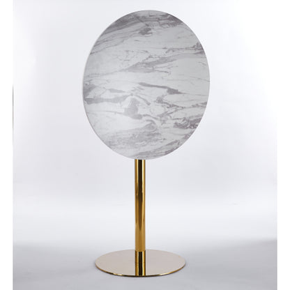 31.5inch  folding GOLDEN AND WHITE Tulip BAR Table Mid-century BAR  Table for 2-4 people With Round Mdf Table Top, Pedestal BAR  Table,  MDF top