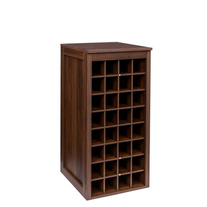 brown walnut color modular 32  wine bar cabinet Buffet Cabinet