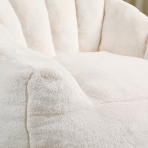 Armrest High-Density Foam Bean Bag Chair for Adults, Removable Cover