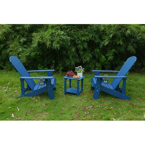 2-Piece All-Season Outdoor Lounge Chairs Perfect For Patio Chats & Garden Leisure Gatherings