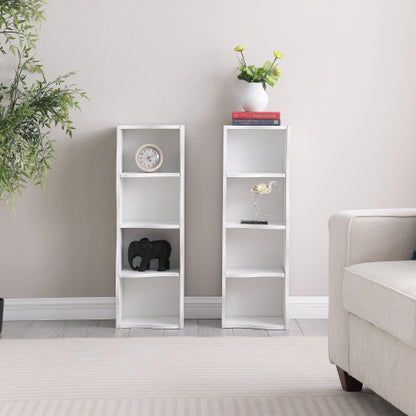 Ultra-Thin 8-Layer Wavy Border Bookshelf Detachable Combined Adjustable Shelf Home Office Storage Rack