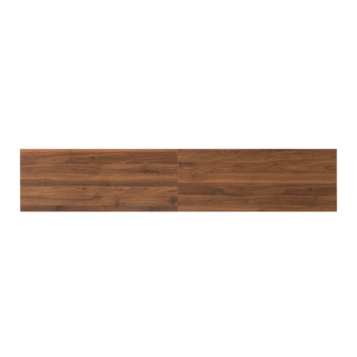 78.7 inch Walnut Wave Fluted TV Stand Legless Media Console Fits Up To 85 Inch TV