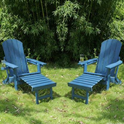 2-Piece All-Season Outdoor Lounge Chairs For Patio Leisure & Garden Relaxation Moments