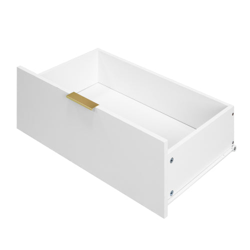Modern 6-Drawer Dresser, Chest of Drawers for Bedroom, Living Room, Hallway, and Entryway - Large Storage Cabinet White