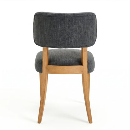 Wooden Dining Chairs Set of 2, Modern Fabric Upholstered Dining Room Chair Kitchen Chairs, Farmhouse Dinner Chair for Kitchen Dining Room
