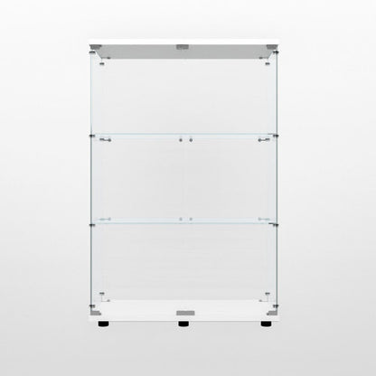 Tempered Glass Display Cabinet with LED Lighting